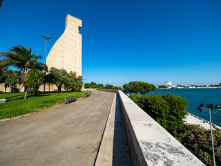 Memorial to the Italian sailor, Brindisi, Apulia, Italy June 2019