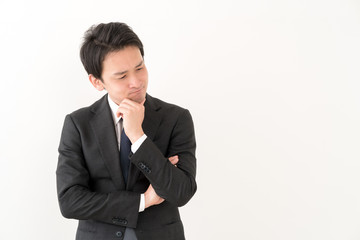 悩む・ビジネスマン