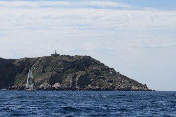 l'archipel des îles Medes sur la Costa brava,Espagne,Catalogne