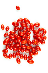 fresh goji berries isolated on white copy space