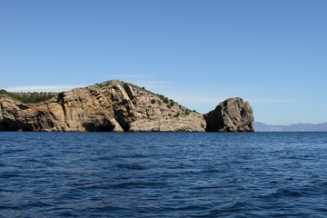 Fototapeta premium l'archipel des îles Medes sur la Costa brava,Espagne,Catalogne