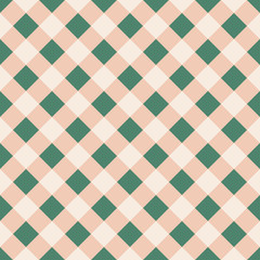 Tartan Vector Patterns, Green And Pink Color