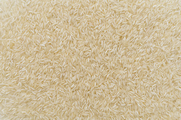 Full frame of raw white rice background