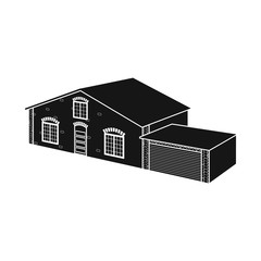 Vector illustration of house and villa logo. Set of house and dwelling stock vector illustration.