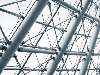 Glass Roof steel construction Joint details Modern Architecture
