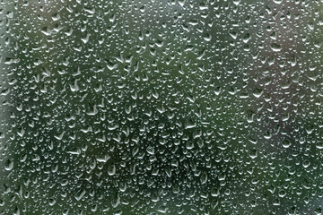Drops of rain on a window. Abstract background.