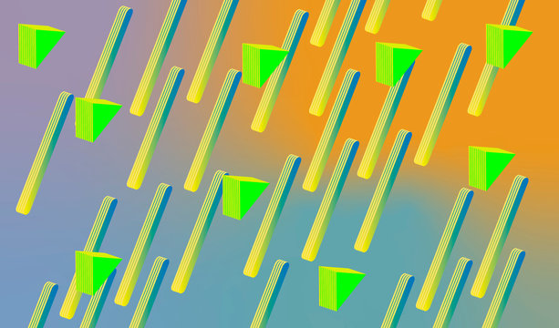 Background 3D Color Three
