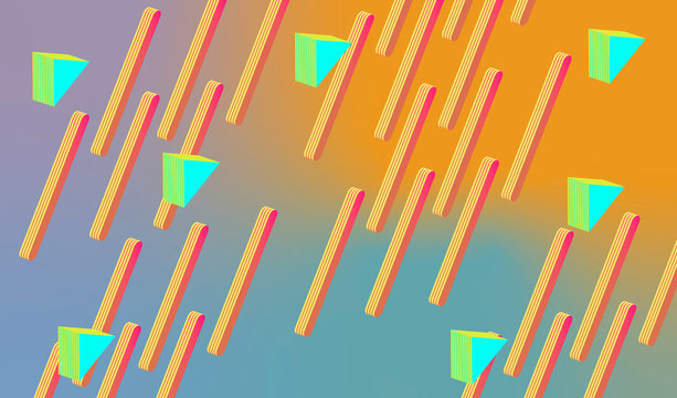 Background 3D Color two 01