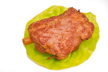 Gegrillte Schweinhaxe