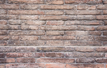 Brick wall texture of the old house, brick wall background