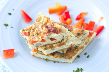 Frittata mit Paprika