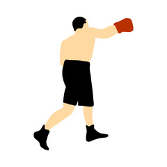 Boxing  silhouette