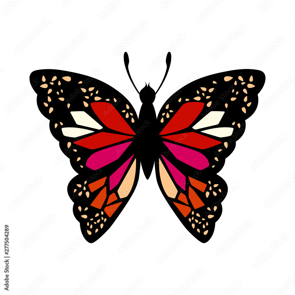 Poster butterfly icon