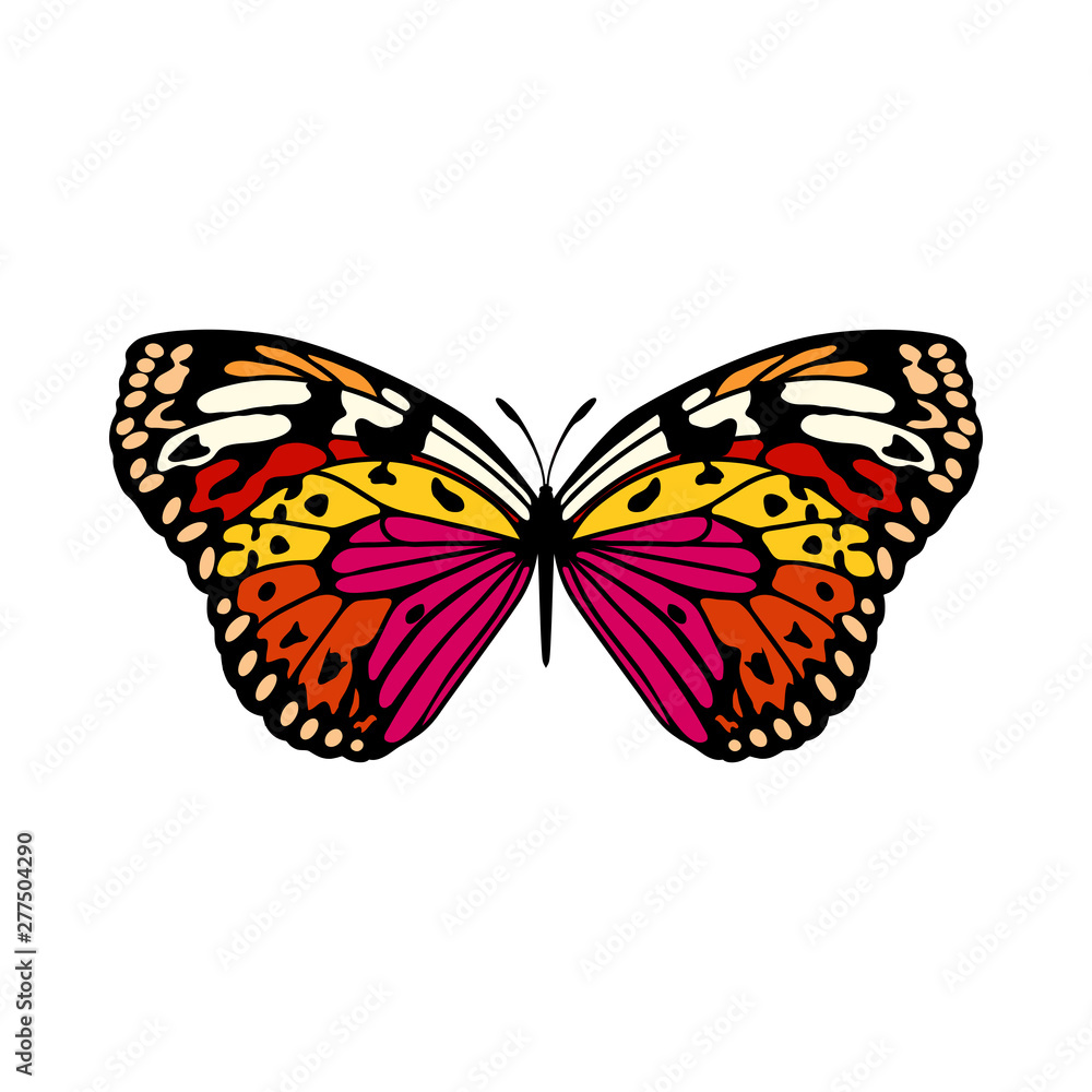 Poster butterfly icon