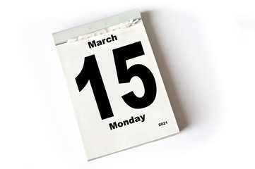 15. March 2021