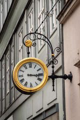 Watchmakers sign in Gottingen, Germany