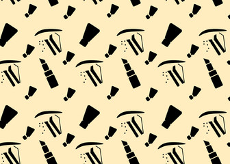 pattern beauty salon. Makeup artist hair stylist.