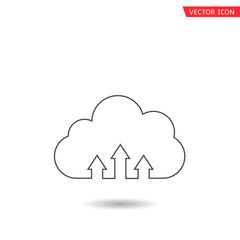 Cloud icon set
