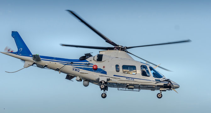 Police helicopter