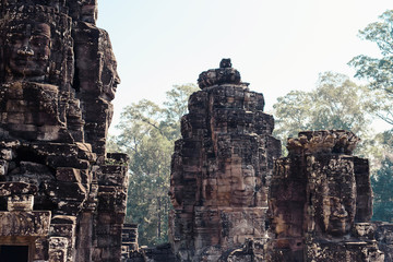 Obraz premium Bayon temple in Angkor Thom, Siemreap, Cambodia