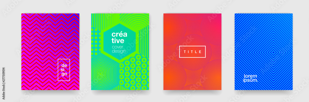 Poster Pattern backgrounds, abstract geometric texture. Vector cover graphic design, geometric color line minimal pattern background