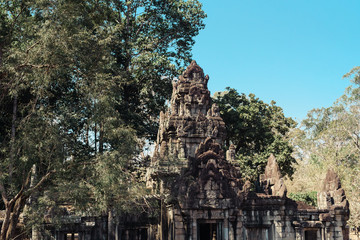 Angkor Wat in Cambodia is the largest religious monument in the world and a World heritage listed complex