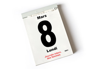 8. Mars 2021 Journée intern des femmes
