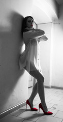 women in a red shoes © Aleksander