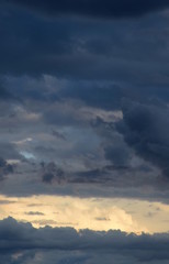 Wolkenschauspiel am Abendhimmel - Regenwolken - Gewitterwolken