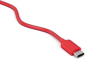 Red USB-C cable