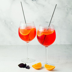 summer evening drink Aperol Spritz