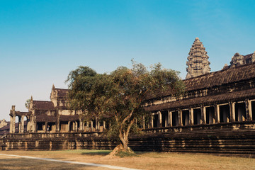 Angkor Wat in Cambodia is the largest religious monument in the world and a World heritage listed...