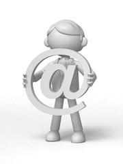 Emailとビジネスマン