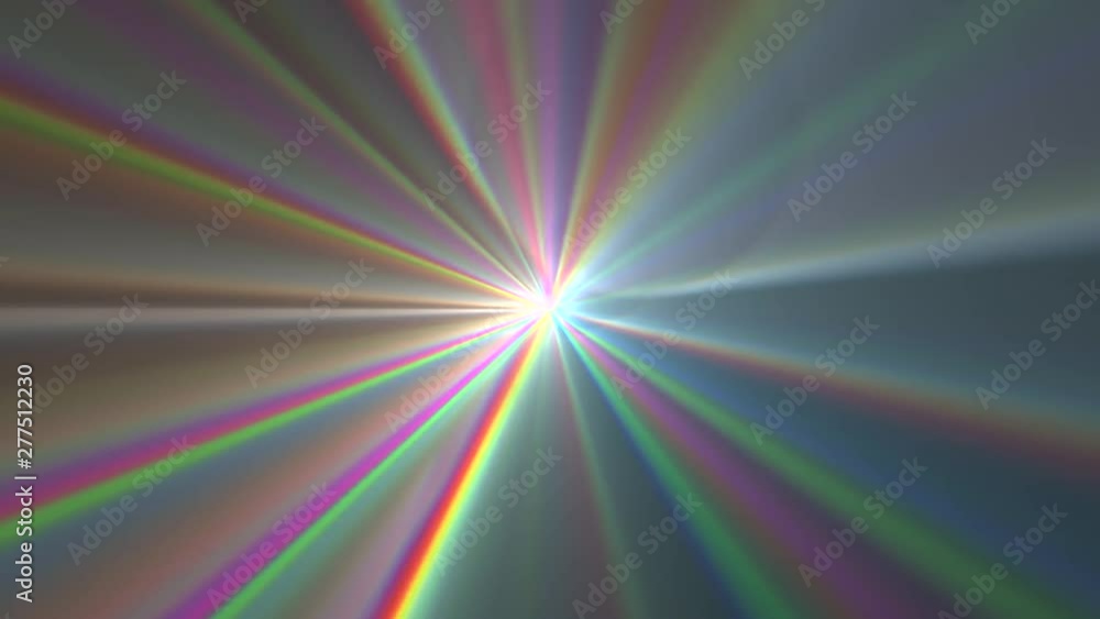 Wall mural abstract background shiny rainbow lights rotating seamless loop motion graphics animation new qualit