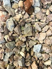 Background of granite and marble chips, texture