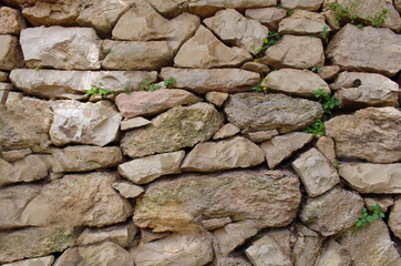 pattern of modern style design decorative cracked real stone wall
