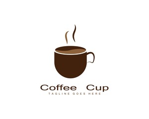Coffee cup Logo Template vector icon design