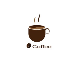 Coffee cup Logo Template vector icon design