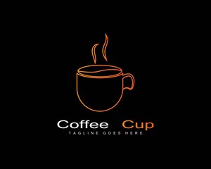 Coffee cup Logo Template vector icon design