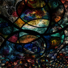 Colorful modern abstract