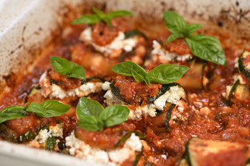 Zucchini Rolls with Ricotta