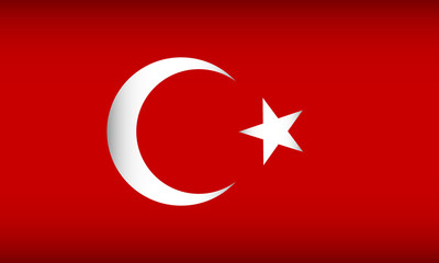 Flag of Turkey.