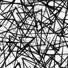 Abstract seamless triangles pattern. Light and dark linear pattern background