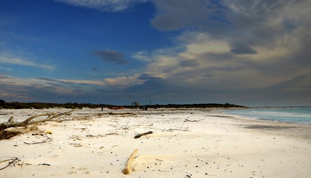 La spiaggia di bicarbonato