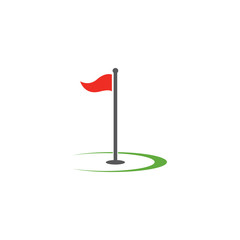 Golf Logo Template vector illustration icon design 