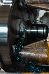 metal work and metal shavings