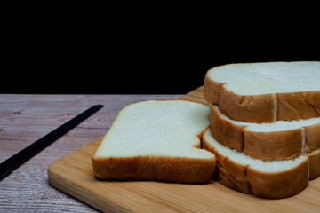 Bread slides on wood   ￼