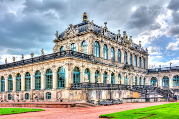 Fototapeta na wymiar Dresden gallery in Zwinger complex, Dresden, Germany