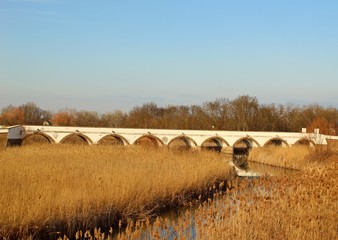 9-hole bridge in Hortobagy, Hungary