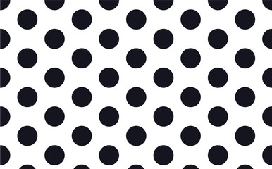 polka dot black with white background wallpaper